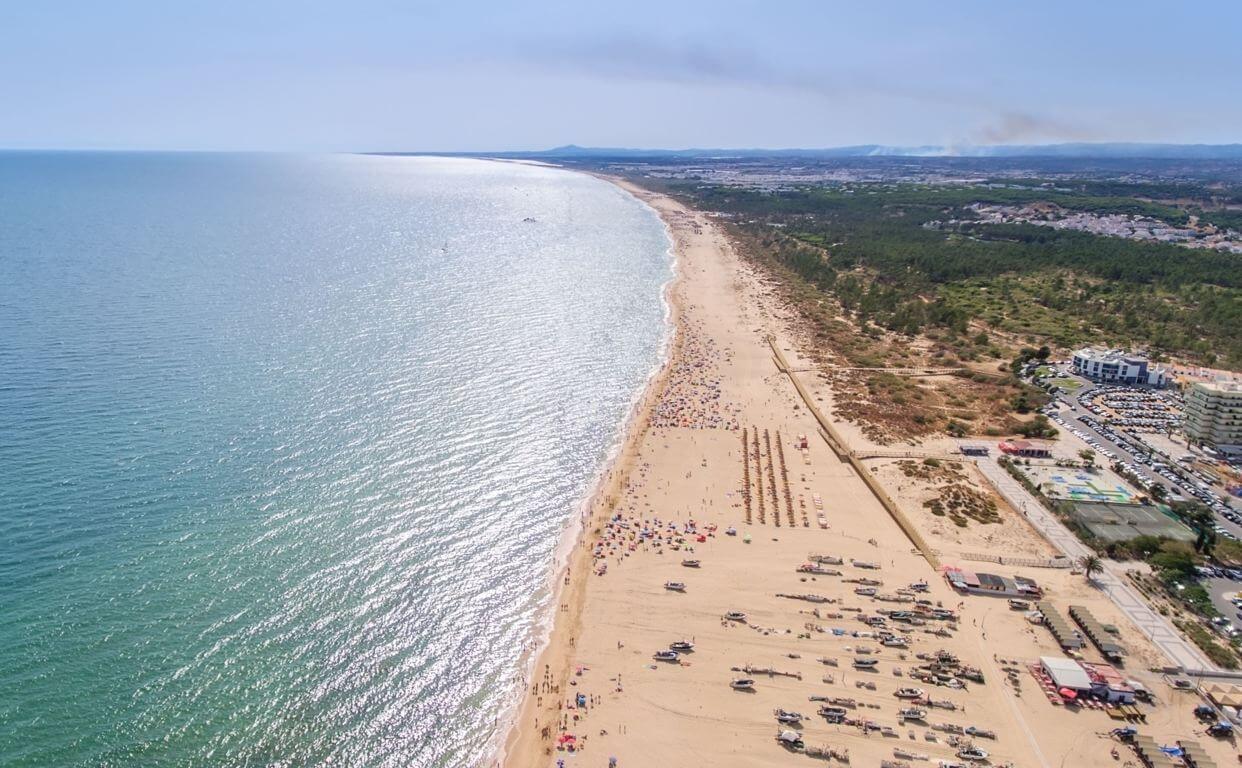 Monte Gordo von oben